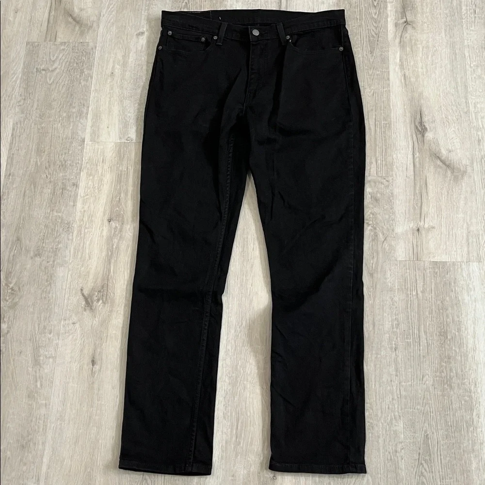 Levi’s 511 Slim Fit Black Jeans Men 36x34 Stretch Denim Black 04511-5382‎ Modern